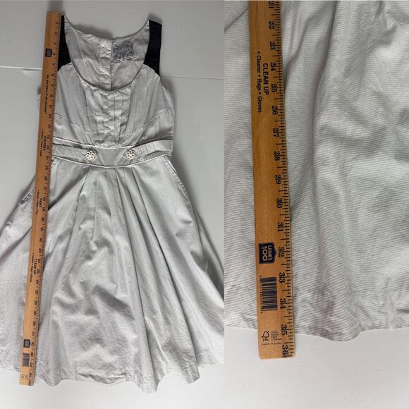 Anthropologie Floreat Women's Bud To Bloom Sleeveless Pleats Pockets Size 2 - Picture 11 of 12